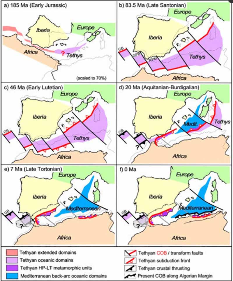 Tectonic evolution of the Iberia–Africa plate boundary since the Early Jurassic